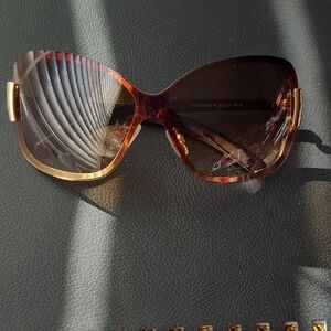 Sam Edelman Brown and Gold Sunglasses